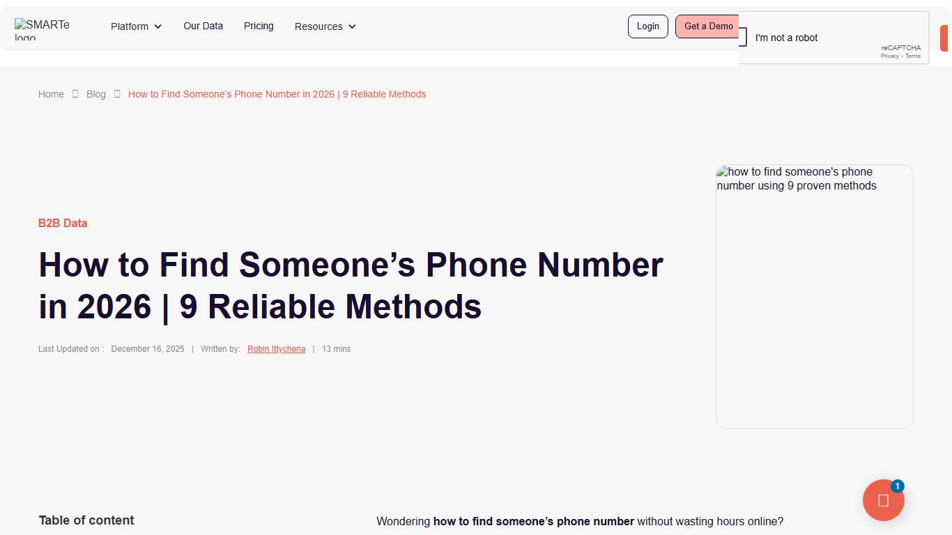 How to Find Someone’s Phone Number in 2026 9 Reliable Methods